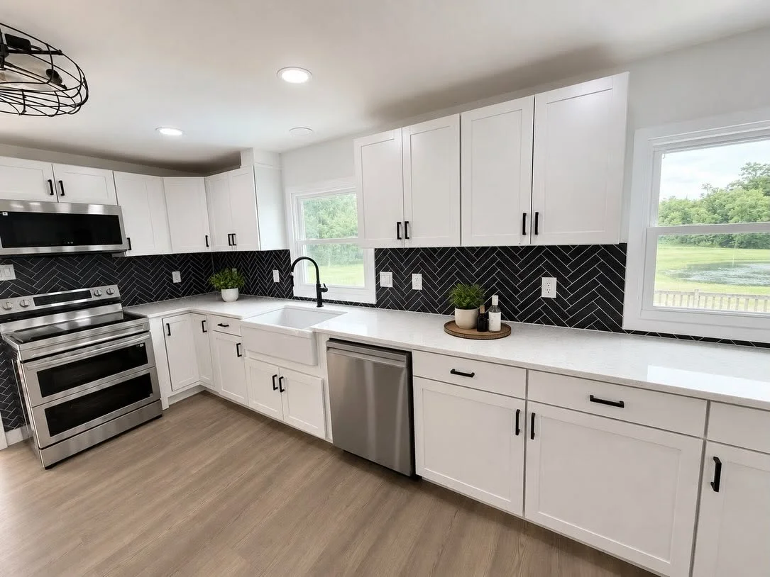Finished kitchen remodel photo 2 serving Heritage Hill, Grand Rapids MI